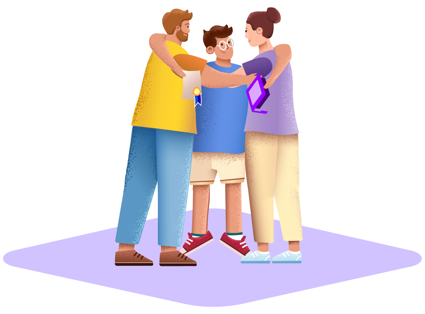 Phone mockup displaying Muatmat's logo